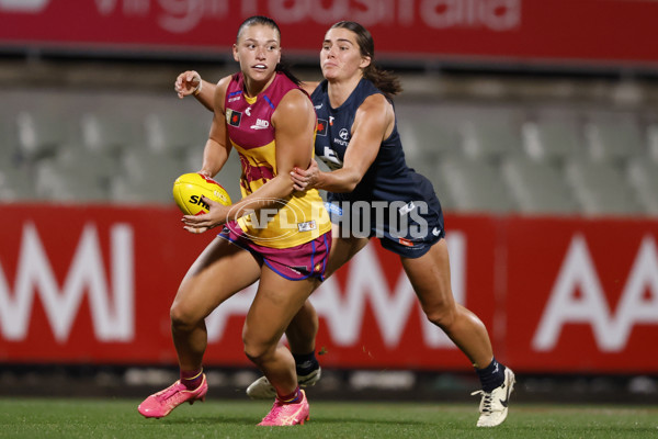 AFLW 2024 Round 06 - Carlton v Brisbane - A-55112285