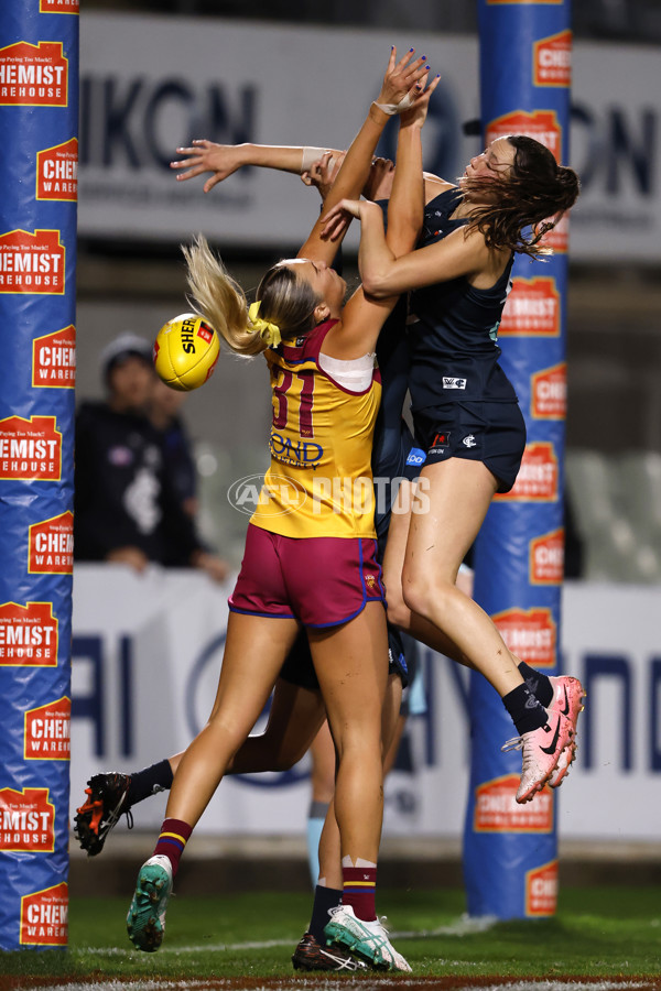 AFLW 2024 Round 06 - Carlton v Brisbane - A-55112345