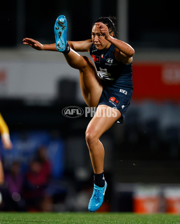 AFLW 2024 Round 06 - Carlton v Brisbane - A-55112348