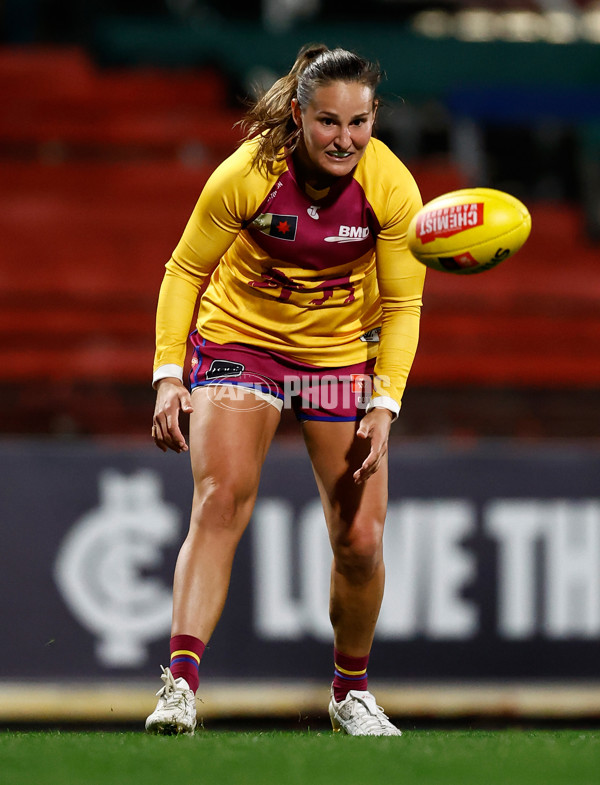 AFLW 2024 Round 06 - Carlton v Brisbane - A-55112351