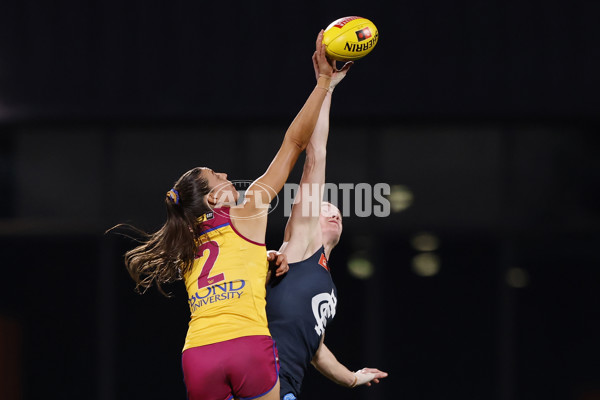 AFLW 2024 Round 06 - Carlton v Brisbane - A-55114533