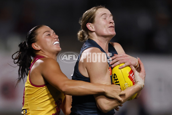 AFLW 2024 Round 06 - Carlton v Brisbane - A-55114571