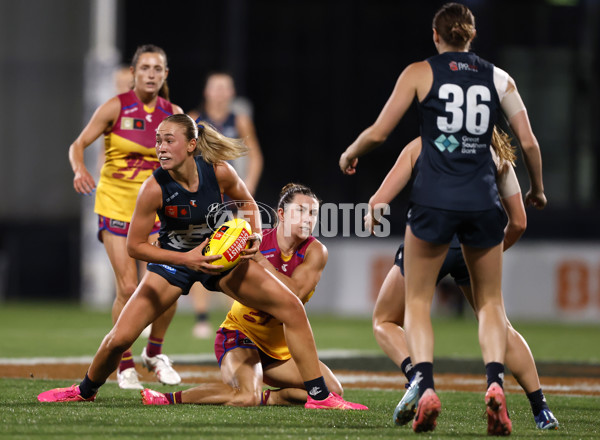 AFLW 2024 Round 06 - Carlton v Brisbane - A-55114585