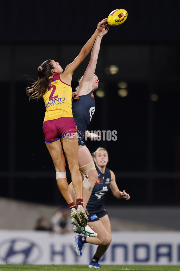 AFLW 2024 Round 06 - Carlton v Brisbane - A-55114727