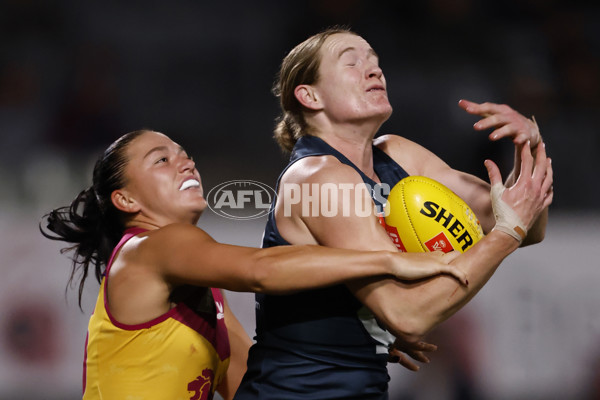 AFLW 2024 Round 06 - Carlton v Brisbane - A-55117367