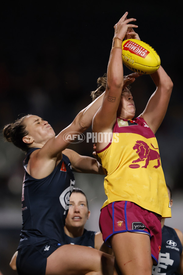 AFLW 2024 Round 06 - Carlton v Brisbane - A-55117644