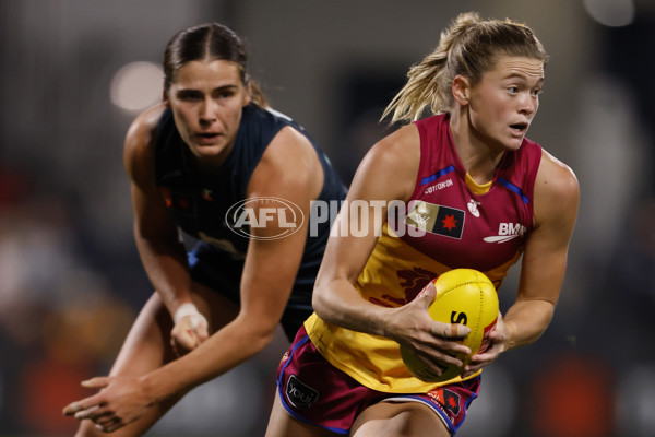 AFLW 2024 Round 06 - Carlton v Brisbane - A-55117650