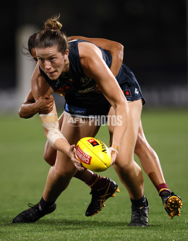 AFLW 2024 Round 06 - Carlton v Brisbane - A-55117658