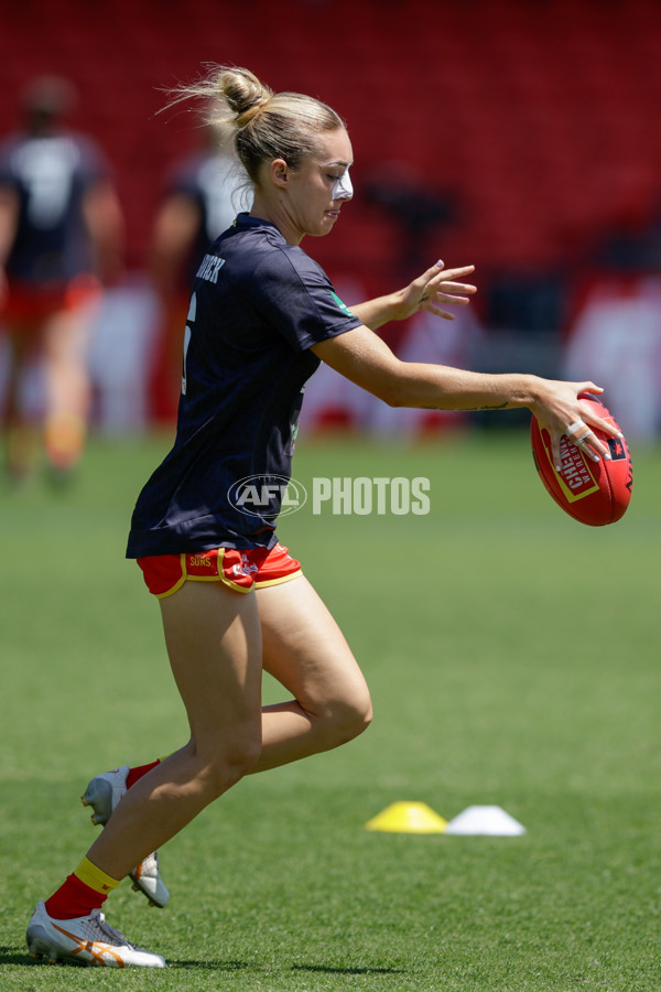 AFLW 2024 Round 06 - Gold Coast v Essendon - A-55123814