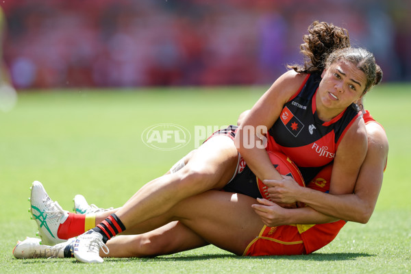 AFLW 2024 Round 06 - Gold Coast v Essendon - A-55125749