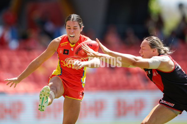 AFLW 2024 Round 06 - Gold Coast v Essendon - A-55125766