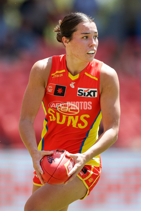 AFLW 2024 Round 06 - Gold Coast v Essendon - A-55125769