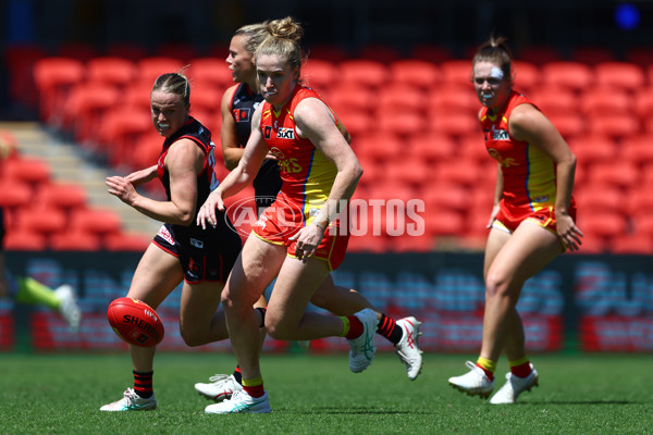 AFLW 2024 Round 06 - Gold Coast v Essendon - A-55125788