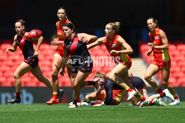 AFLW 2024 Round 06 - Gold Coast v Essendon - A-55126419