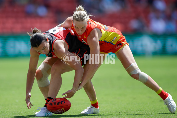 AFLW 2024 Round 06 - Gold Coast v Essendon - A-55126445