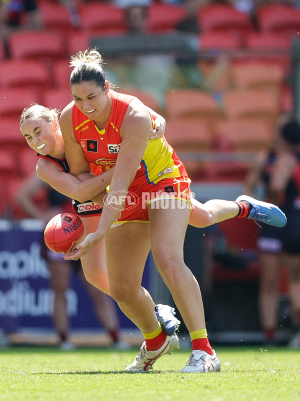 AFLW 2024 Round 06 - Gold Coast v Essendon - A-55126493