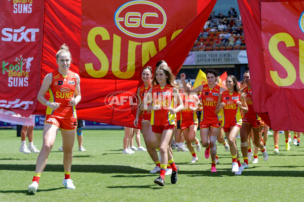 AFLW 2024 Round 06 - Gold Coast v Essendon - A-55128227