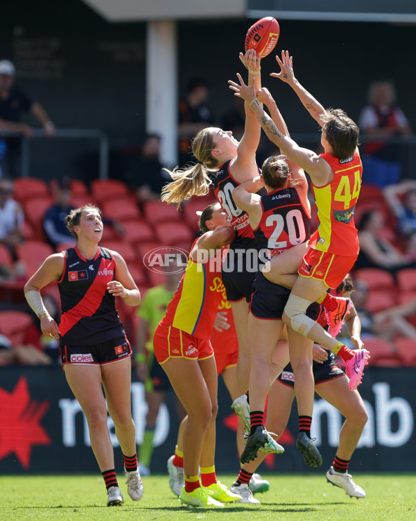 AFLW 2024 Round 06 - Gold Coast v Essendon - A-55130879