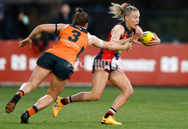 AFLW 2024 Round 07 - St Kilda v GWS - A-55205888