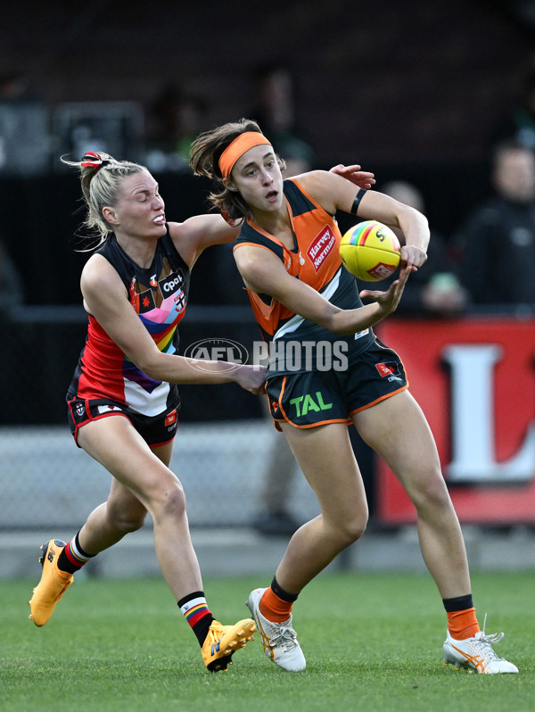AFLW 2024 Round 07 - St Kilda v GWS - A-55207304