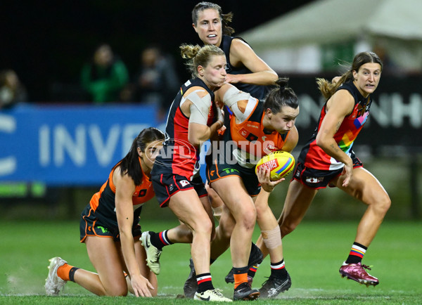 AFLW 2024 Round 07 - St Kilda v GWS - A-55208995