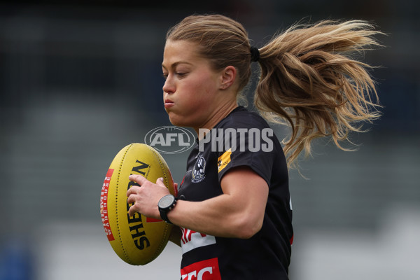 AFLW 2024 Round 08 - Collingwood v Adelaide - A-55378074