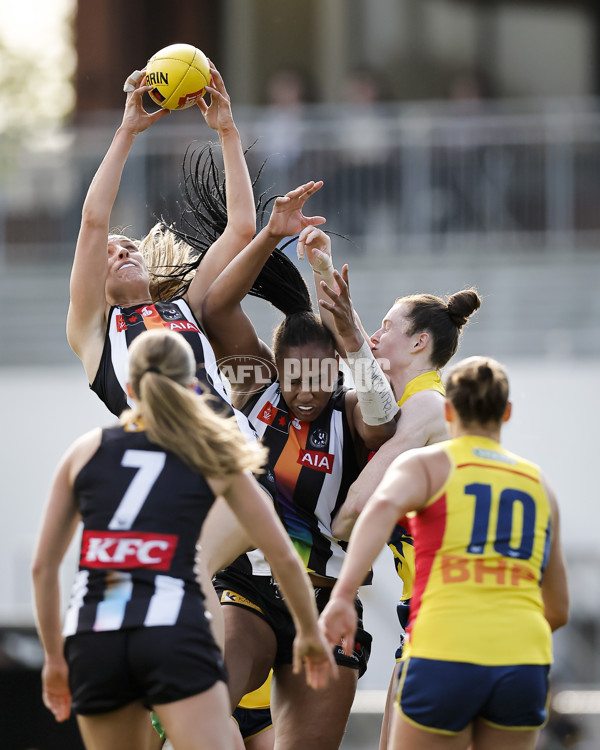 AFLW 2024 Round 08 - Collingwood v Adelaide - A-55383675