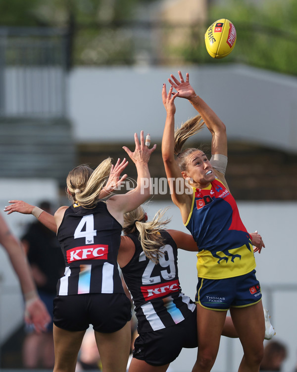 AFLW 2024 Round 08 - Collingwood v Adelaide - A-55387313