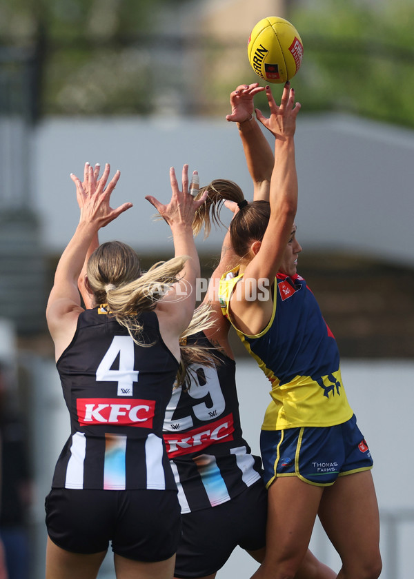 AFLW 2024 Round 08 - Collingwood v Adelaide - A-55387314