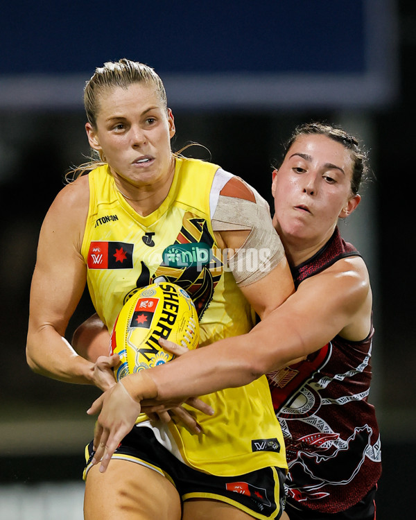 AFLW 2024 Round 09 - Essendon v Richmond - A-55480888