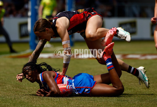 AFLW 2024 Round 09 - Western Bulldogs v Euro-Yroke - A-55488238