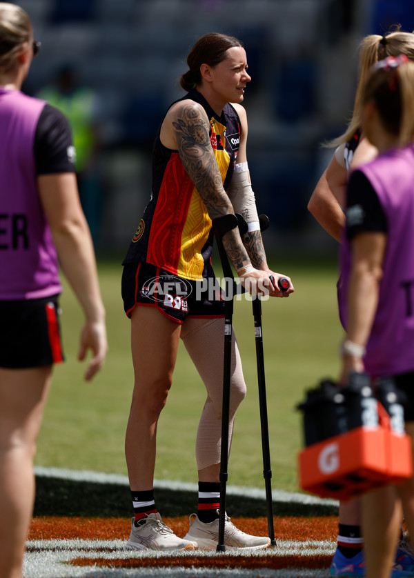 AFLW 2024 Round 09 - Western Bulldogs v Euro-Yroke - A-55490842