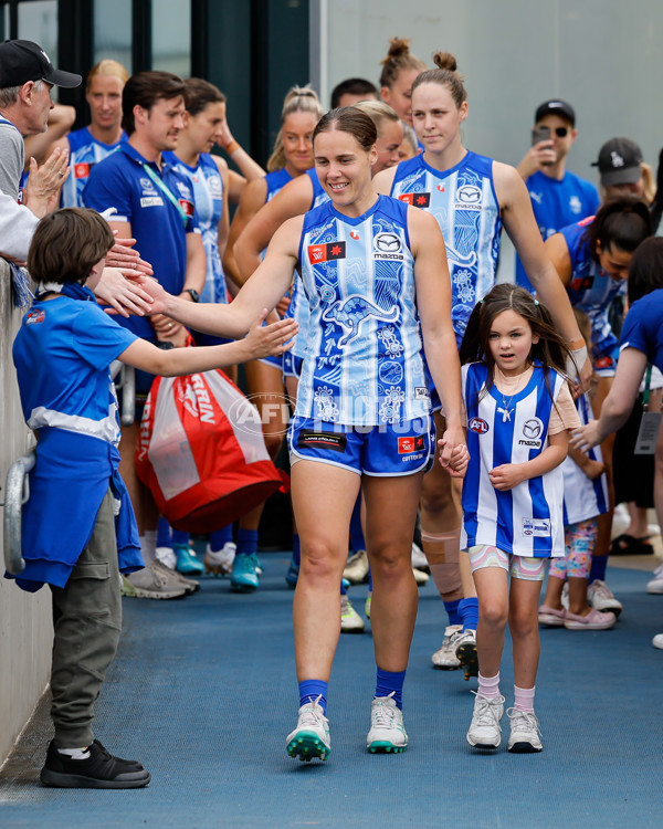 AFLW 2024 Round 10 - North Melbourne v Gold Coast - A-55562439