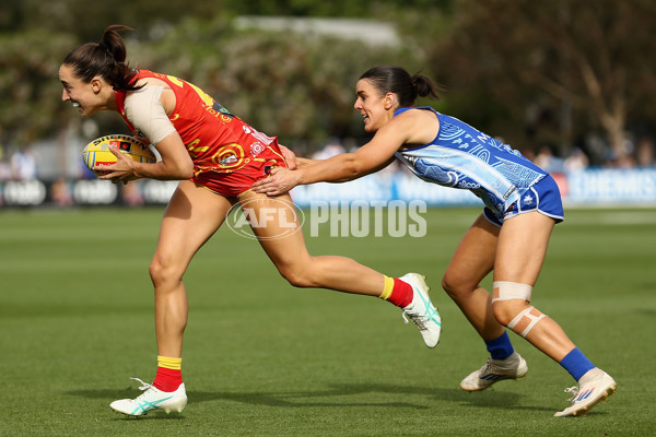 AFLW 2024 Round 10 - North Melbourne v Gold Coast - A-55564473