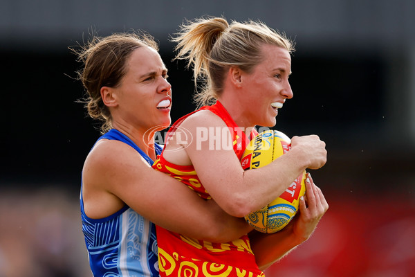 AFLW 2024 Round 10 - North Melbourne v Gold Coast - A-55564498