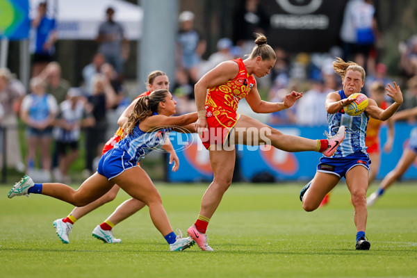 AFLW 2024 Round 10 - North Melbourne v Gold Coast - A-55564977
