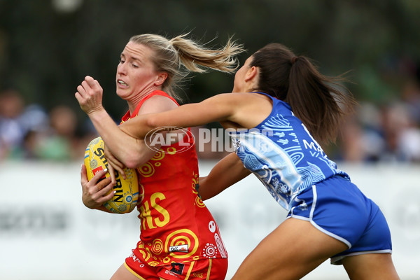 AFLW 2024 Round 10 - North Melbourne v Gold Coast - A-55565032