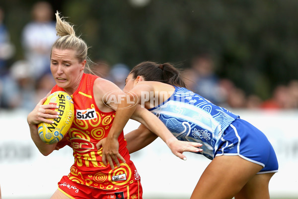 AFLW 2024 Round 10 - North Melbourne v Gold Coast - A-55565033