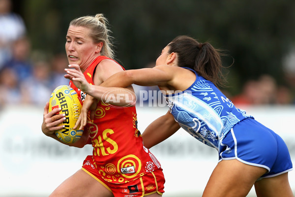 AFLW 2024 Round 10 - North Melbourne v Gold Coast - A-55565034