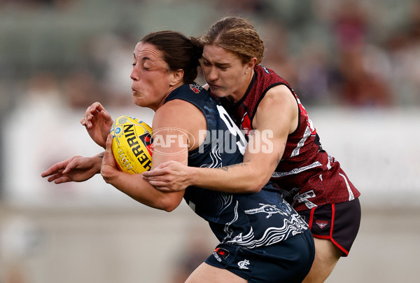 AFLW 2024 Round 10 - Carlton v Essendon - A-55570352