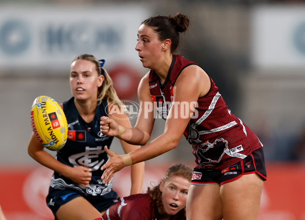 AFLW 2024 Round 10 - Carlton v Essendon - A-55570361