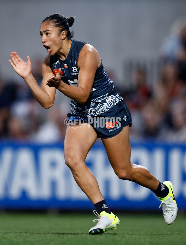 AFLW 2024 Round 10 - Carlton v Essendon - A-55571728