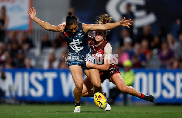 AFLW 2024 Round 10 - Carlton v Essendon - A-55571741