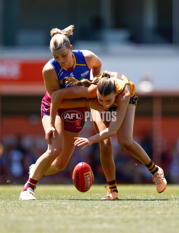 AFLW 2024 Second Qualifying Final - Hawthorn v Brisbane - A-55665953