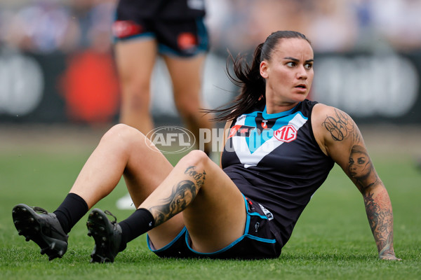 AFLW 2024 First Preliminary Final - North Melbourne v Port Adelaide - A-55760067