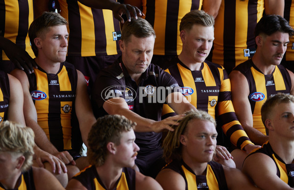 AFL 2025 Media - Hawthorn Team Photo Day - A-56465179