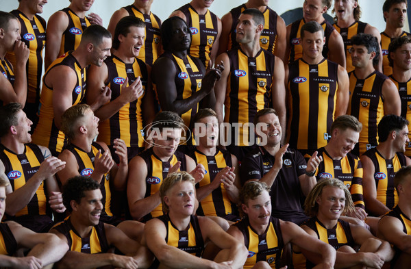 AFL 2025 Media - Hawthorn Team Photo Day - A-56594349