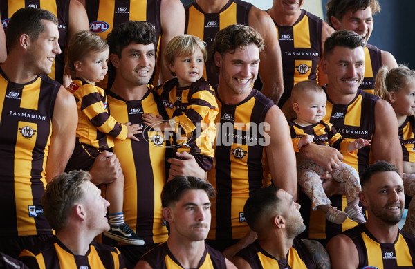 AFL 2025 Media - Hawthorn Team Photo Day - A-56594354