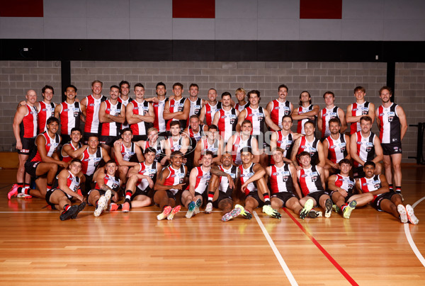 AFL 2025 Media - St Kilda Team Photo Day - A-56596986