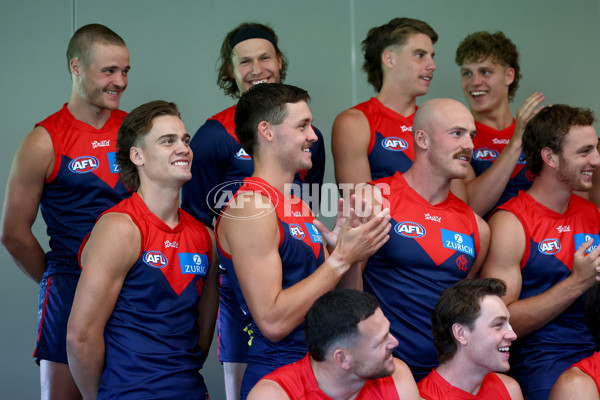 AFL 2025 Media - Melbourne Team Photo Day - A-56601711